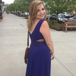 BcbgMaxazria Navy blue gown